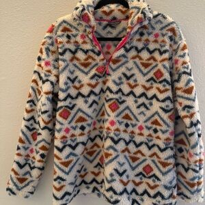 Eddie Bauer Multicolor Patterned Puffer Jacket